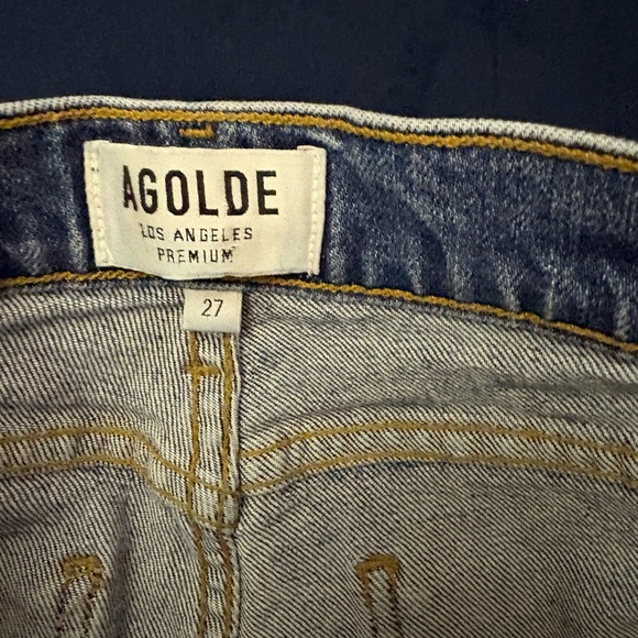 Agolde women’s Nico straight jeans size 27 - Picture 3 of 6